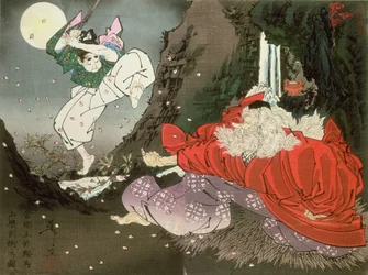 Yoshitsune e il Re Tengu